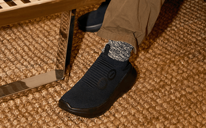 Oofos Men's Slip-On Shoe Black