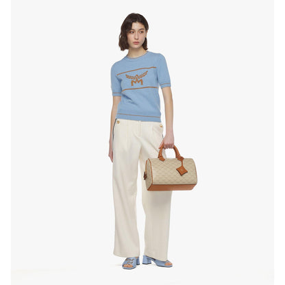 MCM Ella Boston Bag In Lauretos