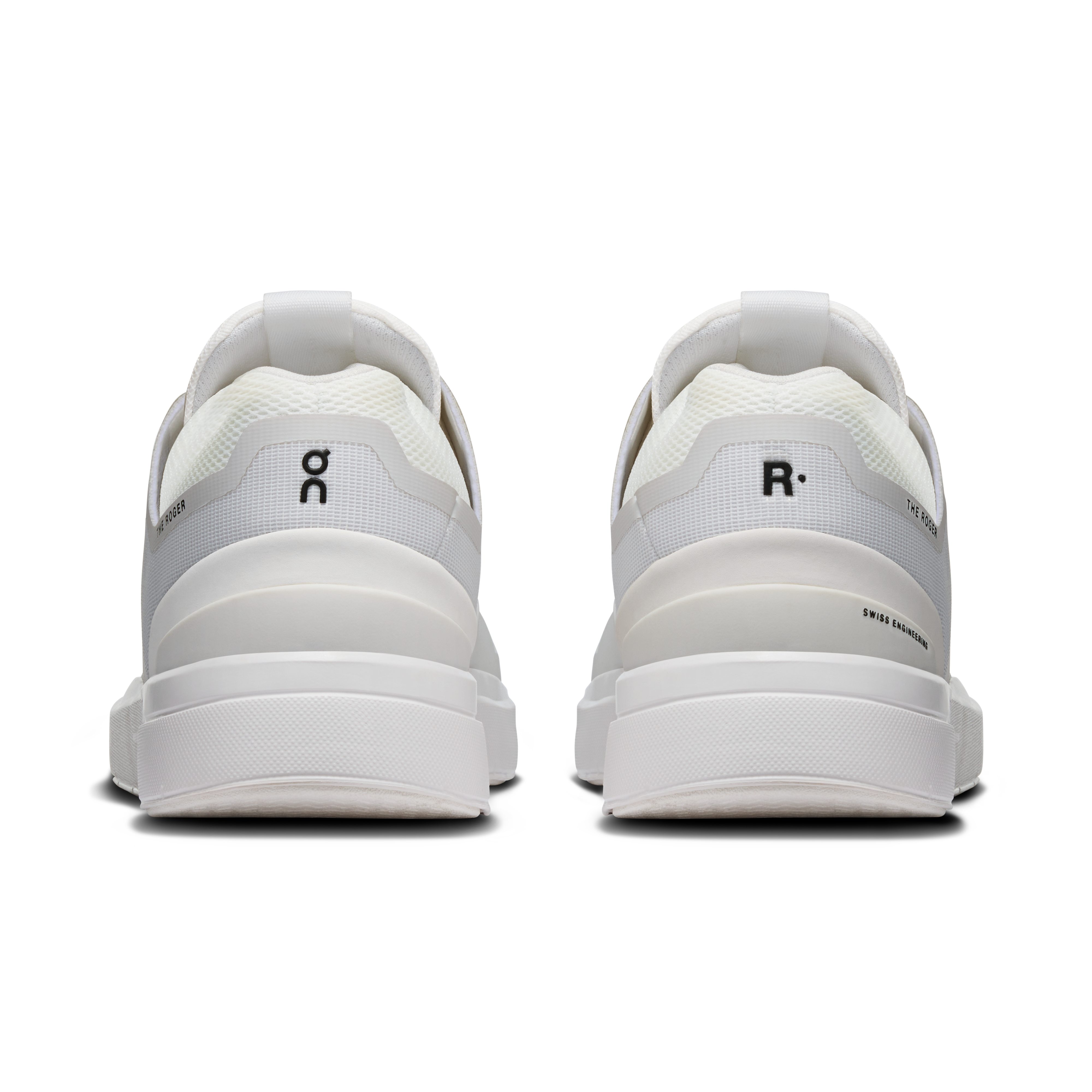 on running the roger spin white black (women's)