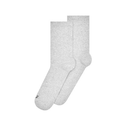 On Club Sock High 2P Heather Gray