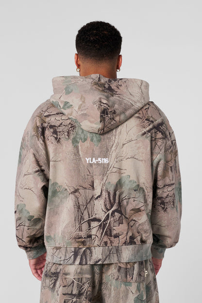 YoungLA 5116 - Tree Camo Collection - Zip Ups Beige Tree Camo