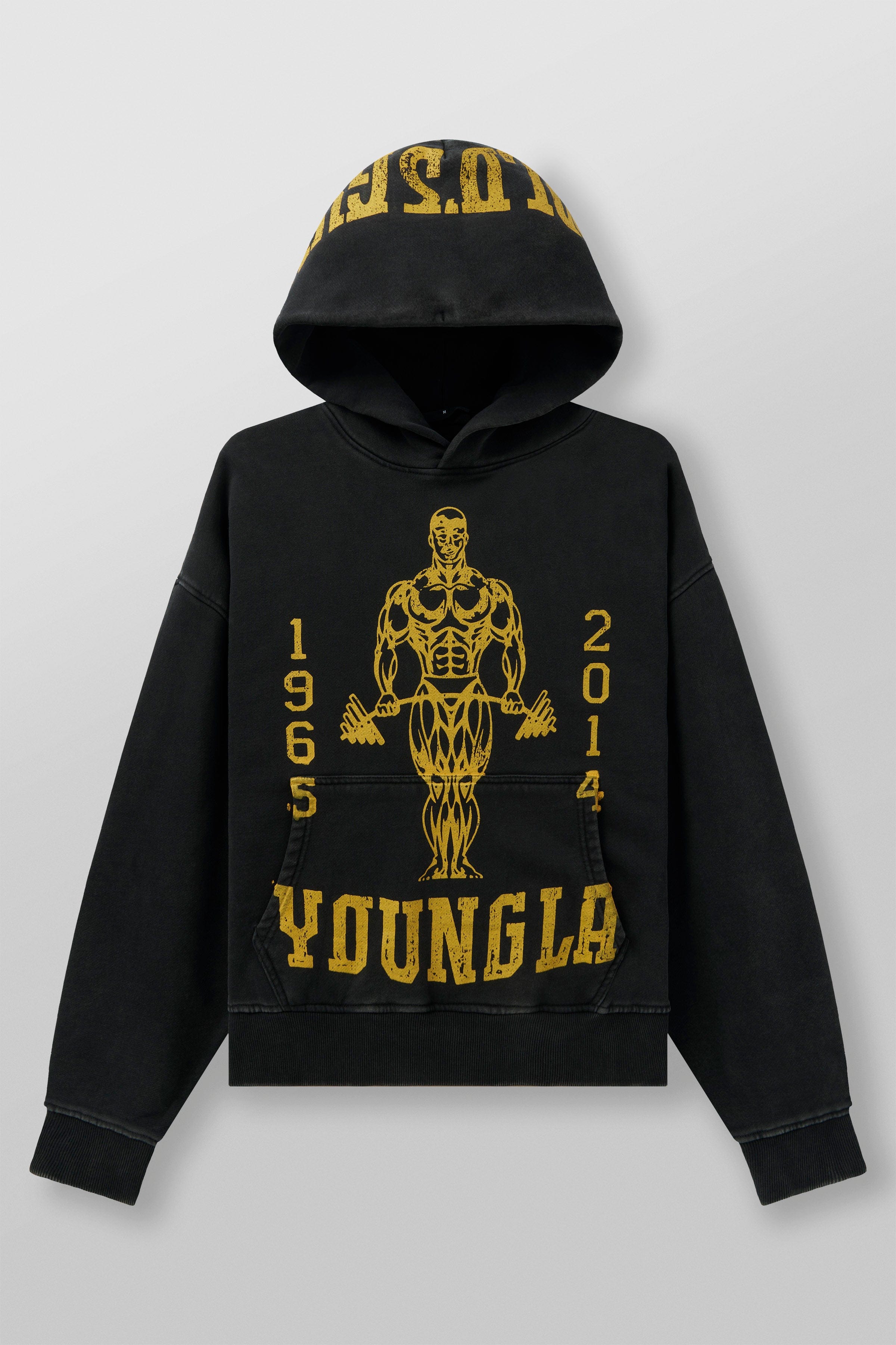 YoungLA 5152 - Golds Gym New Age Pullovers Black Wash