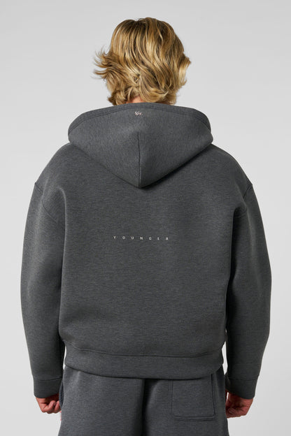 YoungLA 5156 - Scuba Zip-ups Charcoal Heather