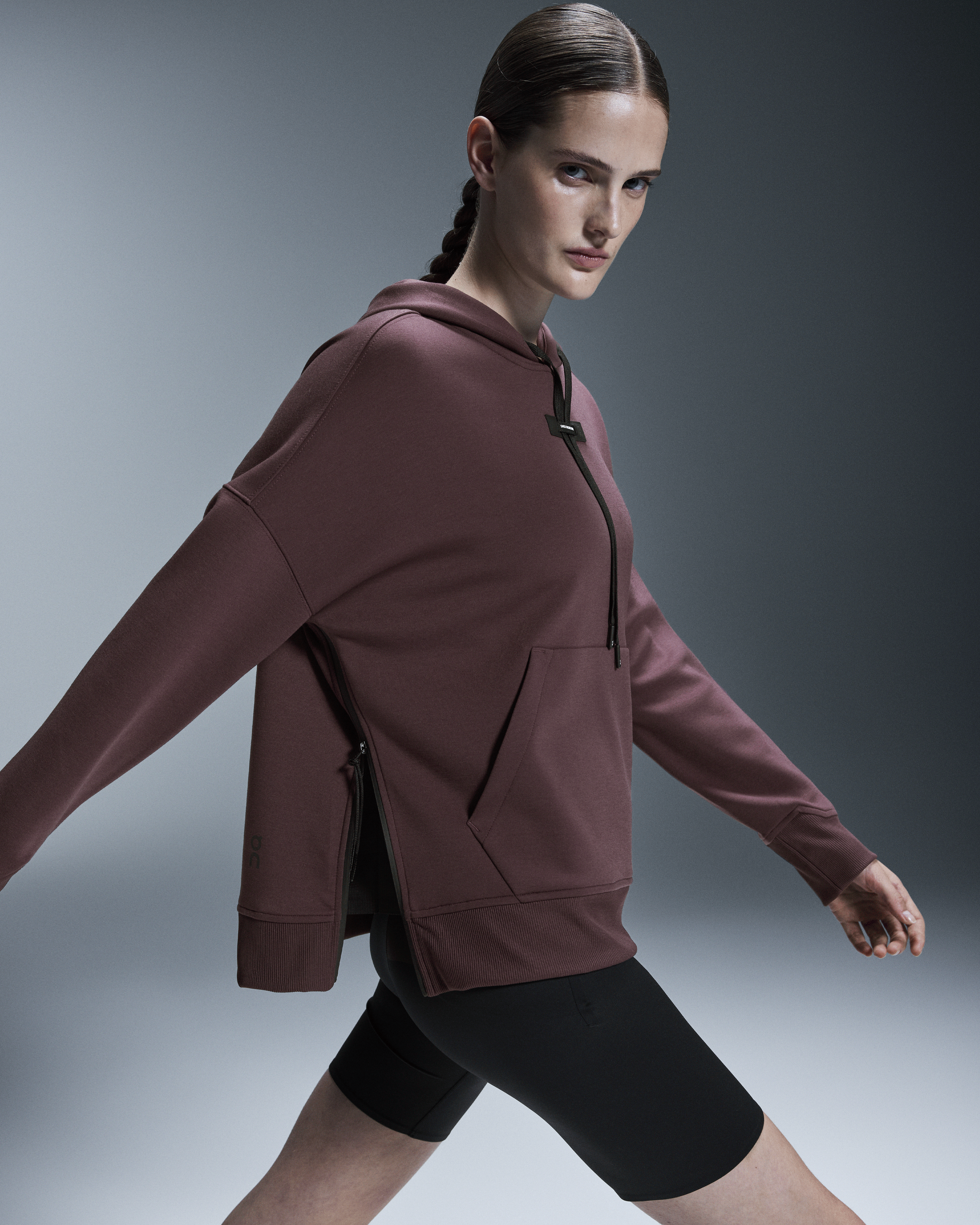 on hoodie Mulberry (Women's)