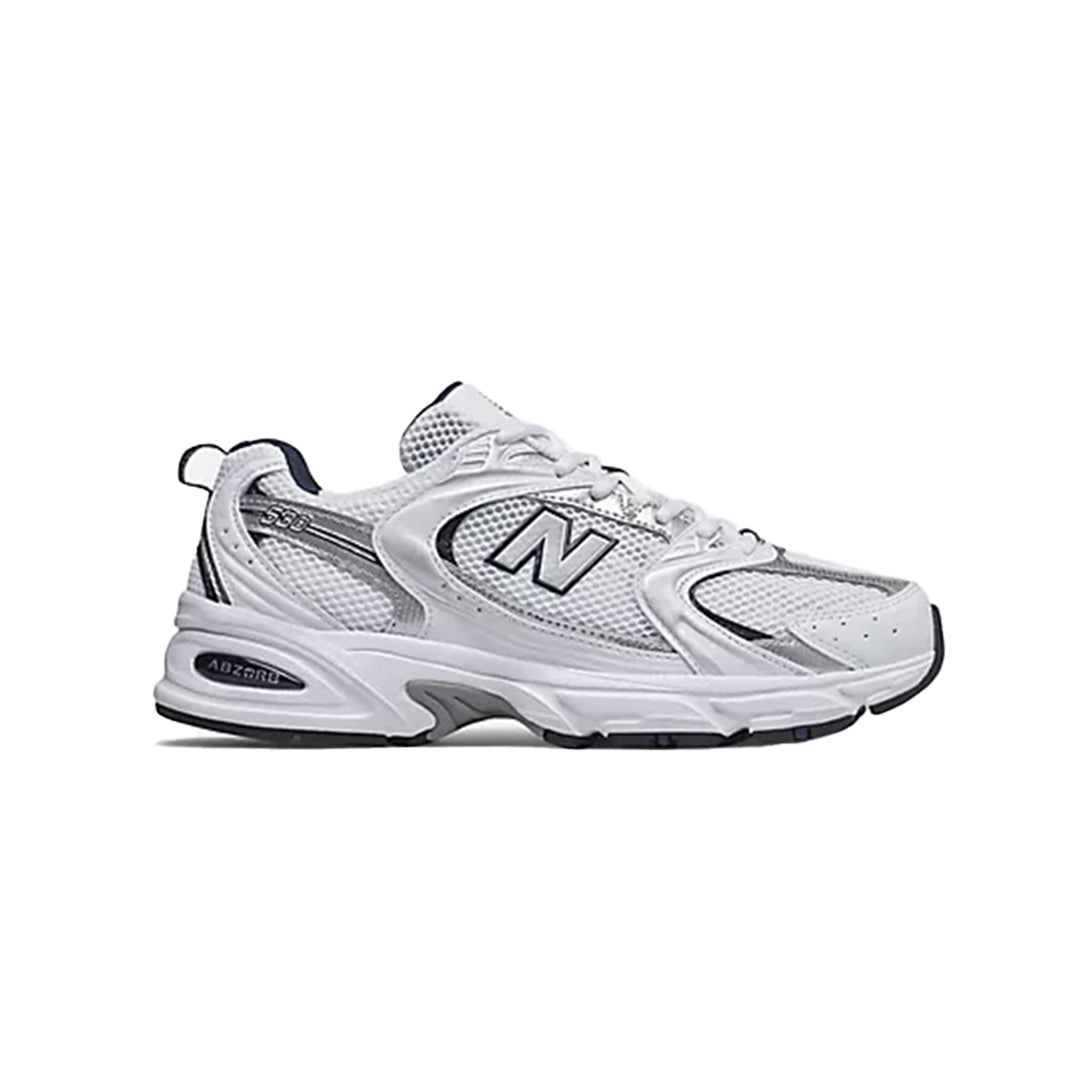 New Balance 530 White Silver Navy Sale