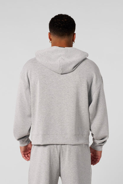 YoungLA 5215 - Soft AF Zip Ups Heather Grey