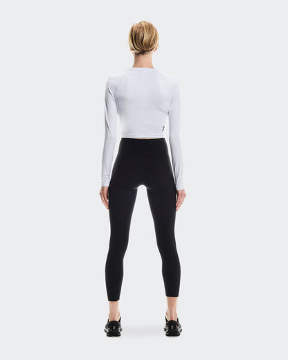 On Studio Long-T Crop White (Women's)