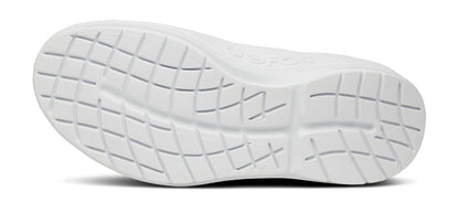Oofos Women's Canvas Shoe White & Neon Berry