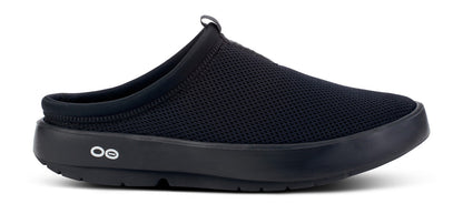 Oofos Men's Mesh Slipper Black