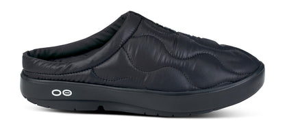 Oofos Men's Primaloft Slipper Black Thermo