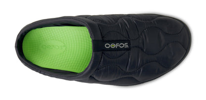 Oofos Men's Primaloft Slipper Black Thermo