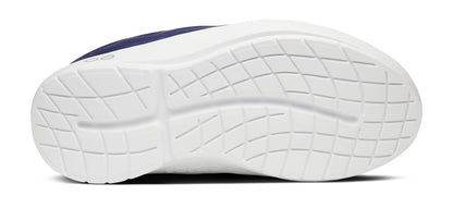 Oofos Men's Primaloft Slipper White & Navy Thermo
