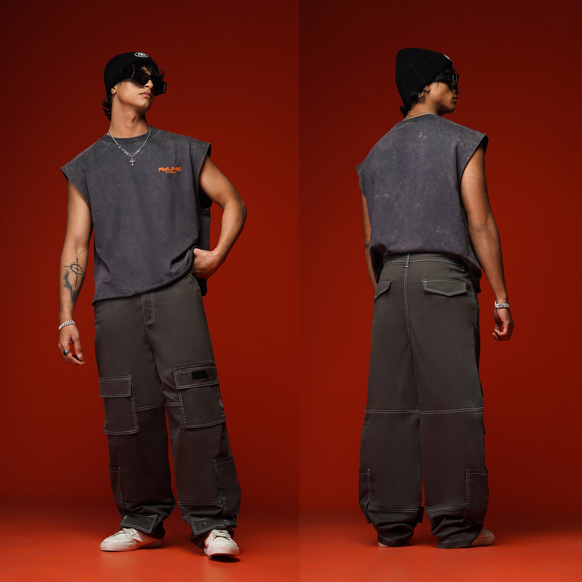 Dark Grey Utility Cargo
