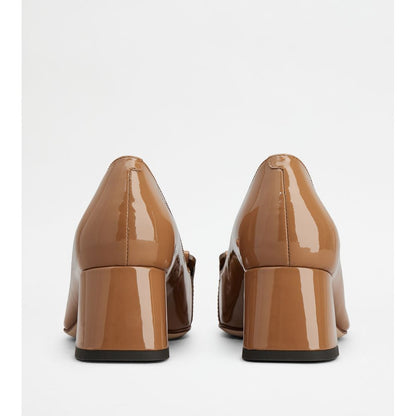 Tods Kate Pumps In Leather Brown Womens