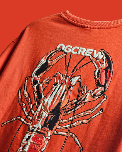 ORANGE LOBSTERS T-SHIRT