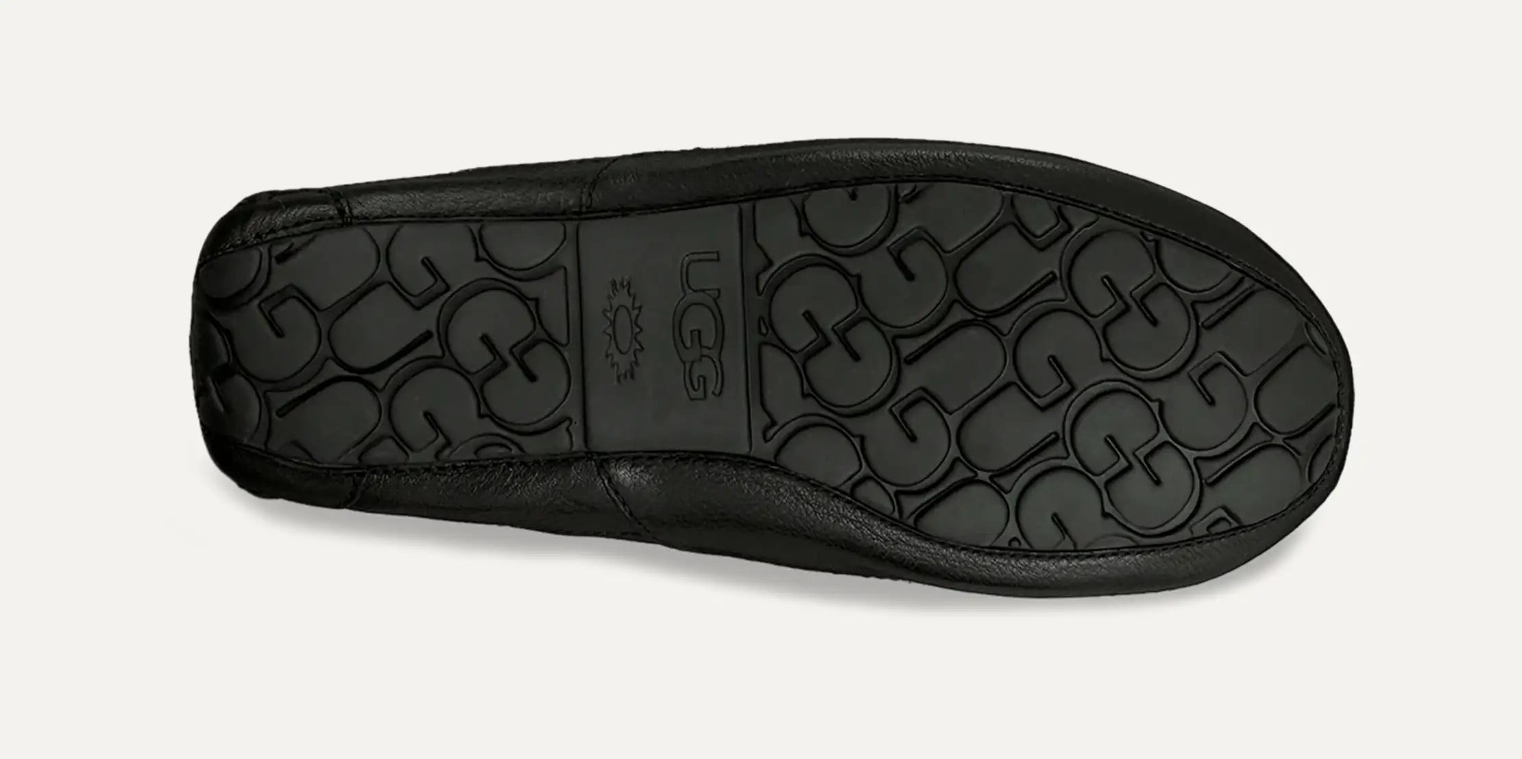 Ugg Ascot Leather Slipper Black
