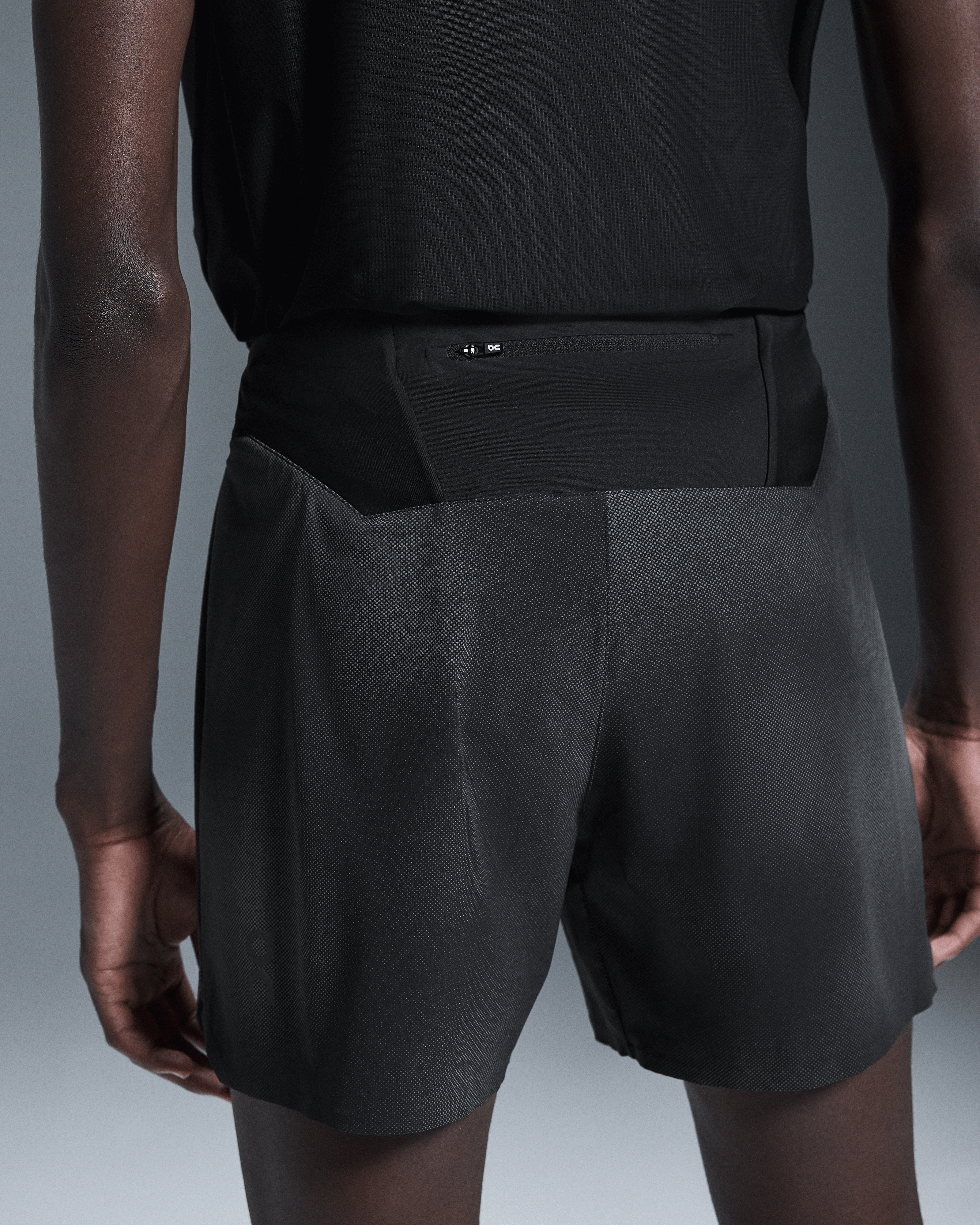 on lightweight shorts lumos Black