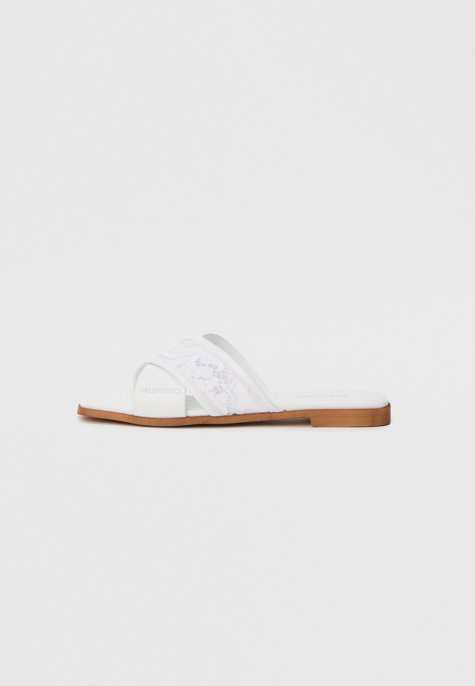 Valentino Mules - White