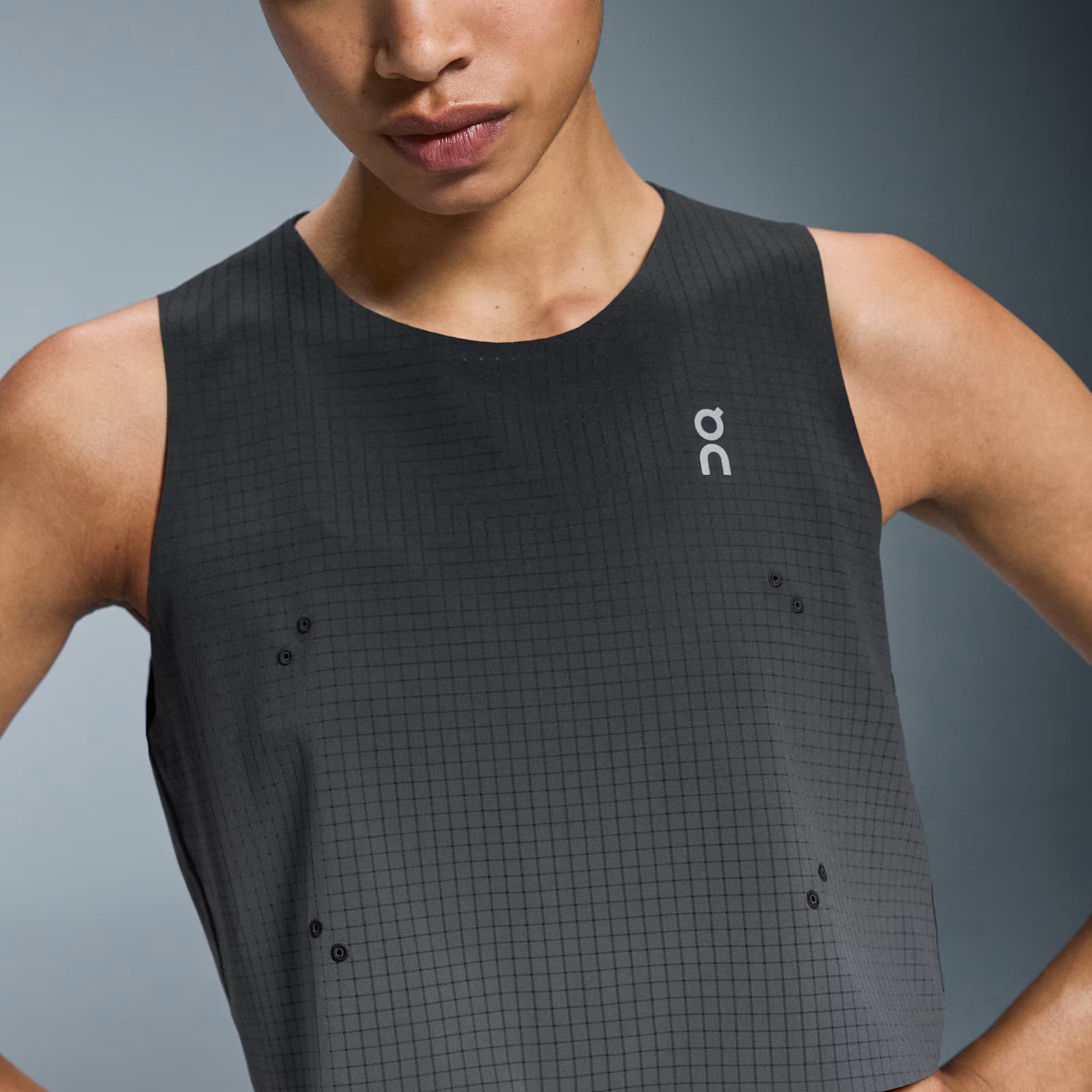 On Pace Tank Black | Iron (Women'S)