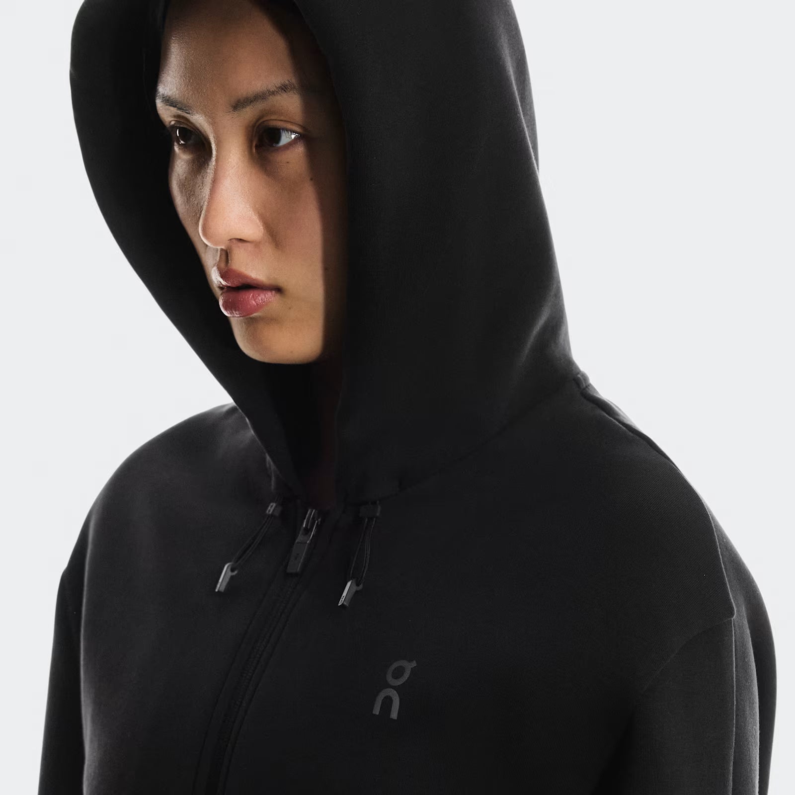 On Focus Tech Zip Hoodie Black (Women'S)