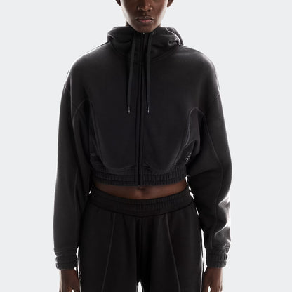 On Club Cropped Hoodie Fka Black (Women'S)