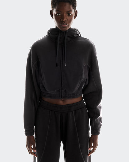 On Club Cropped Hoodie FKA Black (Women's)
