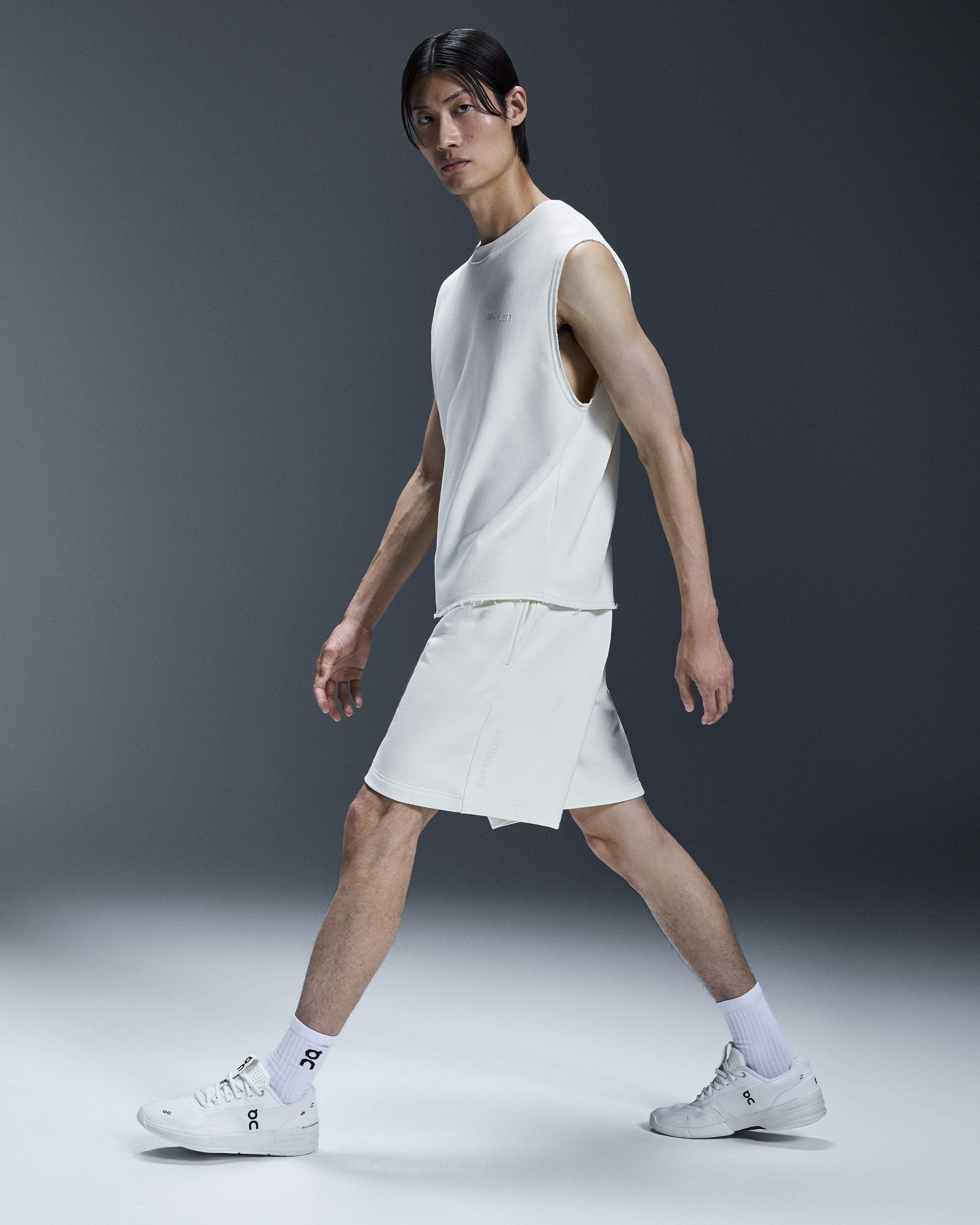 on open club shorts White