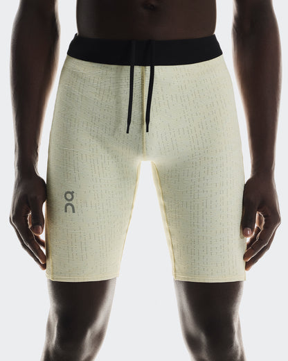 On Pace Tights Short Taupe