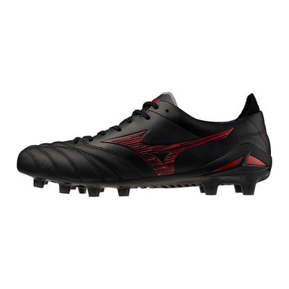 Mizuno Morelia Neo Iv Fg Firm Ground Made In Japan Kl Soccer Cleat Black Red