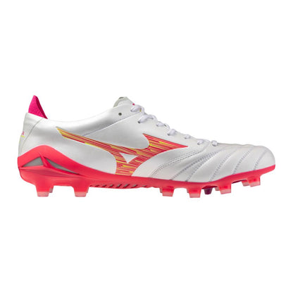Mizuno Morelia Neo Iv Elite Fg Firm Ground Kl Soccer Cleat White Pink Tetra