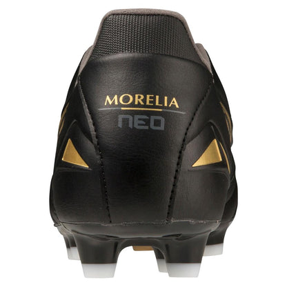 Mizuno Morelia Neo Iv Pro Fg Firm Ground Kl Soccer Cleat Black Gold