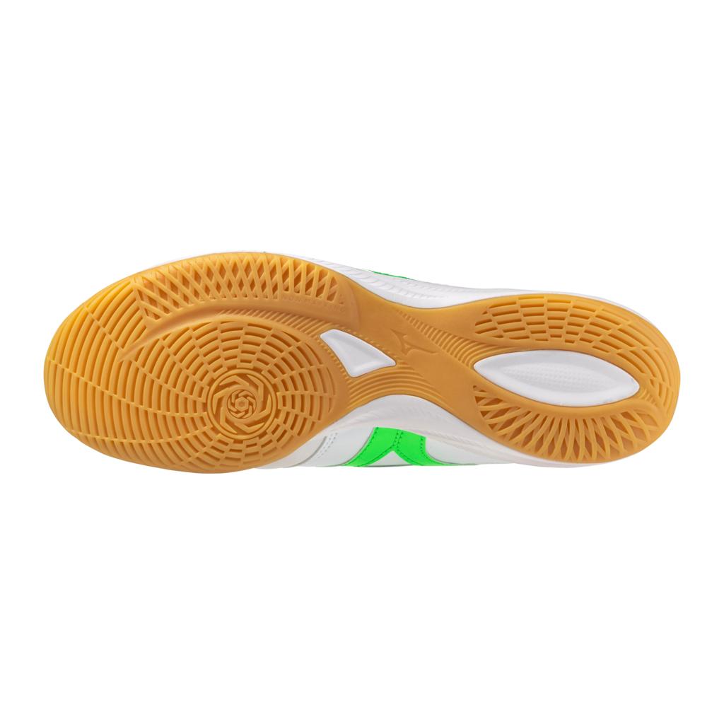 Mizuno Morelia Sala Elite In Indoor Soccer Shoe White Neon Green