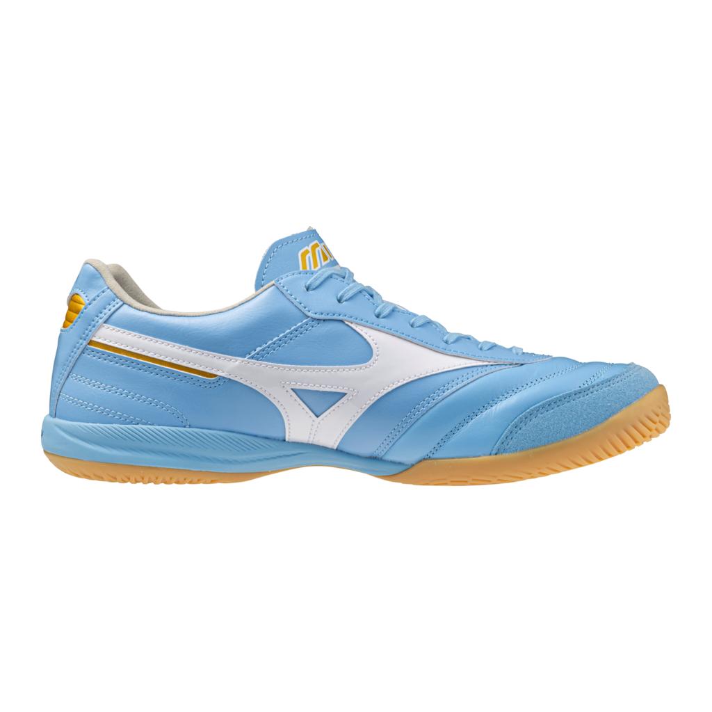Mizuno Morelia Sala Elite In Indoor Soccer Shoe Celeste White