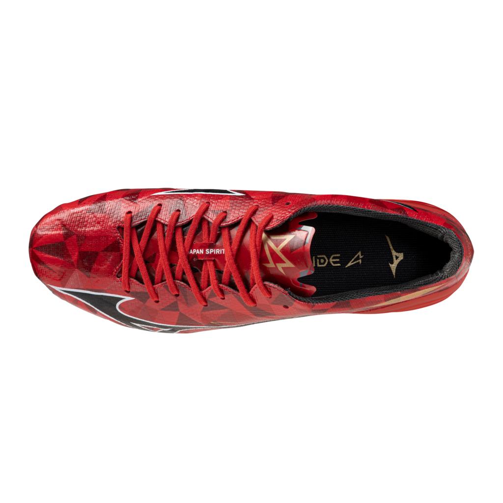Mizuno Alpha Ii Japan Fg Firm Ground Made In Soccer Cleat Red Black