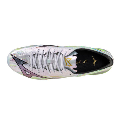 Mizuno Alpha Ii Elite Fg Firm Ground Soccer Cleat White Neon Green