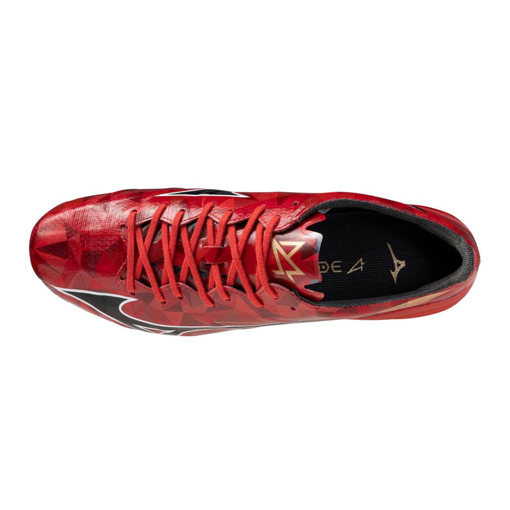 Mizuno Alpha Ii Elite Fg Firm Ground Soccer Cleat Red Black
