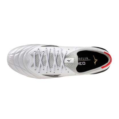 Mizuno Morelia Neo Iv Beta Elite Ag Artificial Grass Kl Soccer Cleat White Black