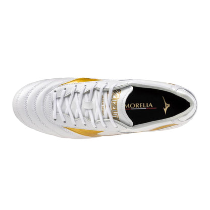 Mizuno Morelia Ii Made In Japan Kl Soccer Cleat White Gold