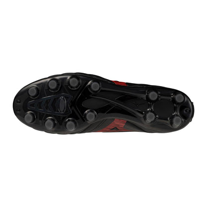 Mizuno Morelia Neo Iv Pro Fg Firm Kl Ground Soccer Cleat Black Red