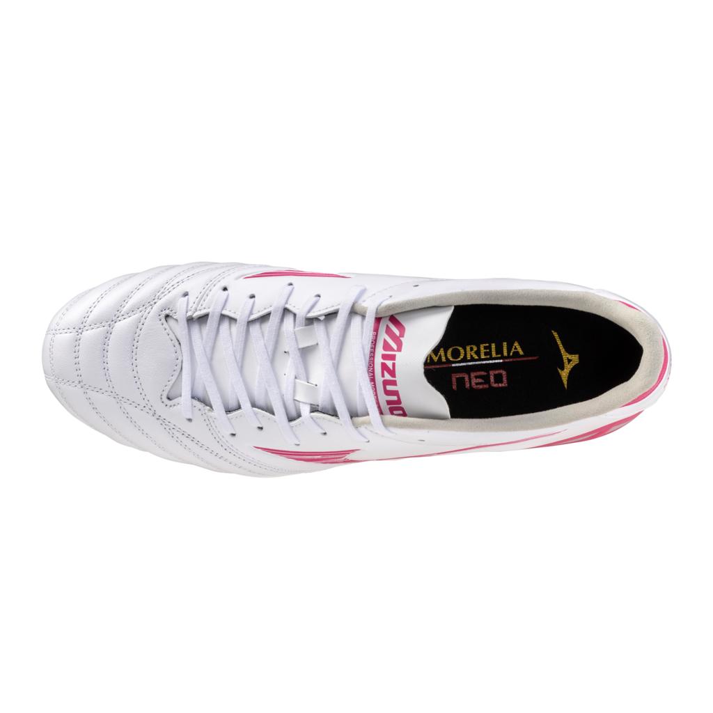 Mizuno Morelia Neo Iv Pro Ag Artificial Grass Kl Soccer Cleat White Pink Tetra