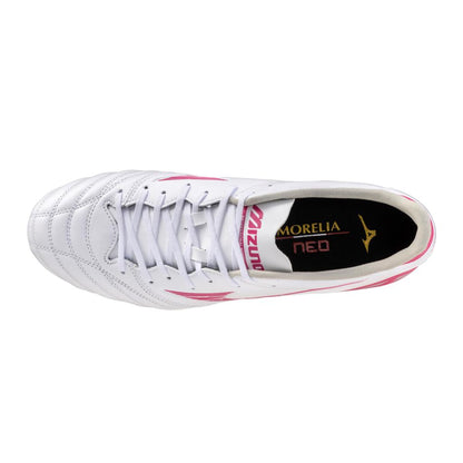 Mizuno Morelia Neo Iv Pro Ag Artificial Grass Kl Soccer Cleat White Pink Tetra