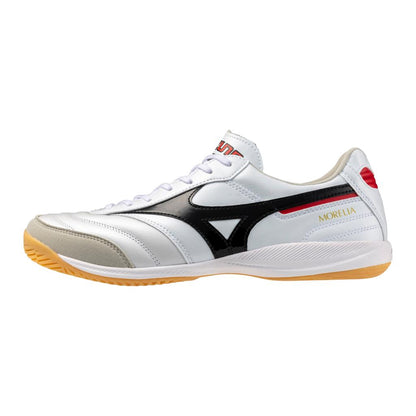 Mizuno Morelia Sala Elite Indoor Soccer Shoe White Black