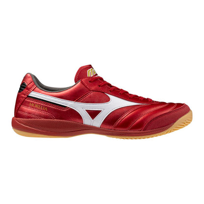 Mizuno Morelia Sala Elite Indoor Soccer Shoe Red White