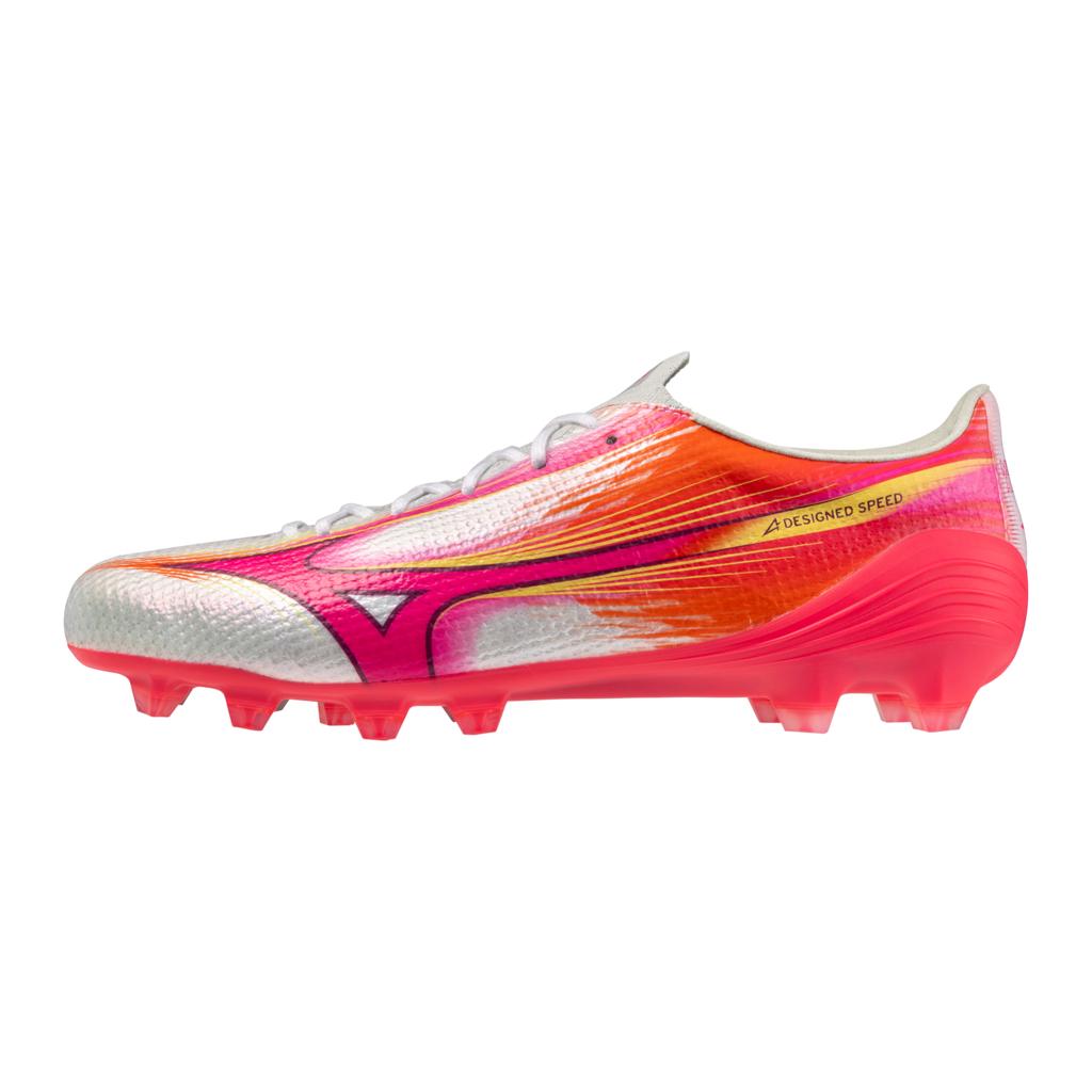Mizuno Alpha Iii Japan Made In Fg Firm Ground Soccer Cleat White Fuchsia Purple