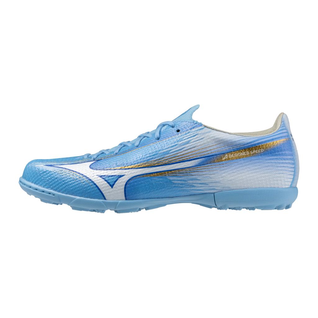 Mizuno Alpha Iii Pro All Surface Turf Soccer Shoe Celeste White