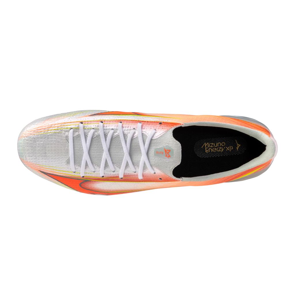 Mizuno Alpha Iii Elite Fg Firm Ground Soccer Cleat White Lava Orange