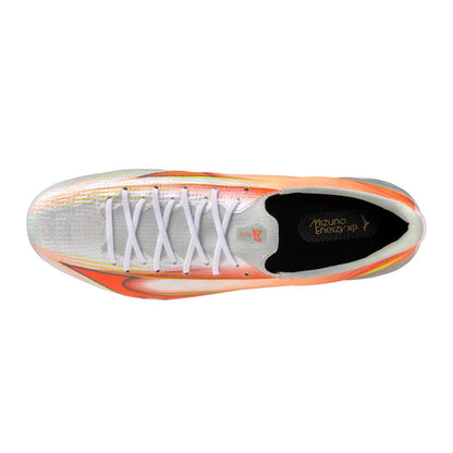 Mizuno Alpha Iii Elite Fg Firm Ground Soccer Cleat White Lava Orange