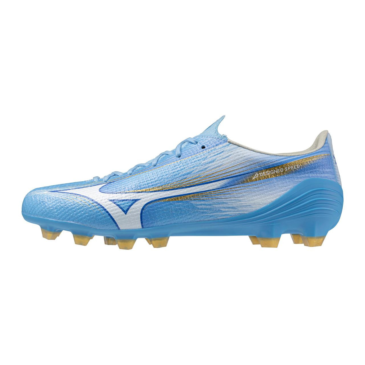 Mizuno Alpha Iii Pro Fg Firm Ground Soccer Cleat White Lava Orange