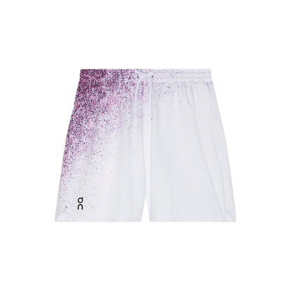 On 7" Court Shorts Fade Nebula | White