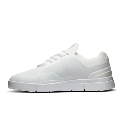 on running the roger spin white black (women's)